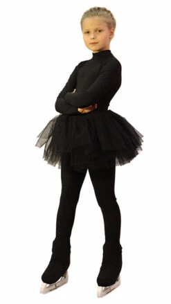 IceDress - Figure Skating Skirts - Tutu (Black)