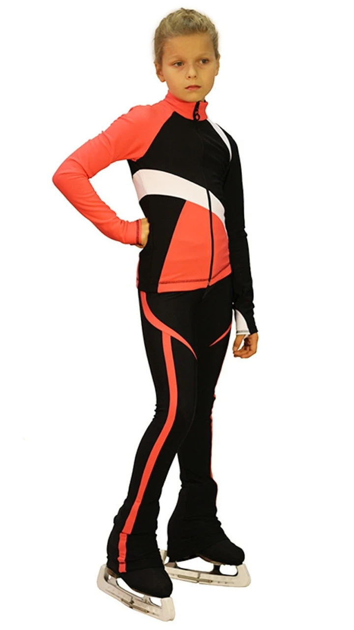 IceDress - IceDress Figure Skating Outfit - Thermal - Split (25% OFF, Coral) 1 IceDress - IceDress Figure Skating Outfit - Thermal - Split (25% OFF, Coral)