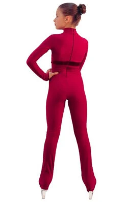 IceDress Figure Skating Overalls - Thermal - Style (Bordeaux With Velvet Trim) 7 IceDress Figure Skating Overalls - Thermal - Style (Bordeaux With Velvet Trim) -DUMBA Clothing Shop bd94dbebd3e7 22088 55255 60254.1582479523