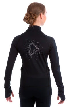 Elite Xpression - Black Skate Jacket - Crystal