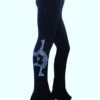 Polartec Ice Skating Pants With Blue Crystals "Layback" Applique