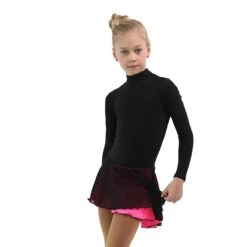 IceDress - Figure Skating Skirts - Harmony (Black With Hot Pink ) -DUMBA Clothing Shop cb8e472c6cbf 14087 68568 64333.1582511856
