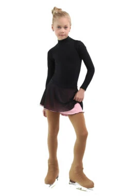 IceDress - Figure Skating Skirts - Harmony (Black With Light Pink ) -DUMBA Clothing Shop d460bff724f1 02356 21354 14075.1582510159