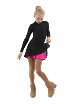 IceDress - Figure Skating Skirts - Harmony (Black With Fuchsia ) -DUMBA Clothing Shop e08958ef3c05 08886 69284 79013.1582518054