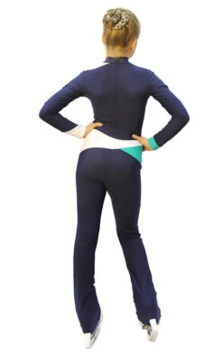 IceDress - Figure Skating Training Overalls - Skating (Gray-blue Dark, Mint And White ) -DUMBA Clothing Shop e1dd11443f14 02514 89255.1582433408