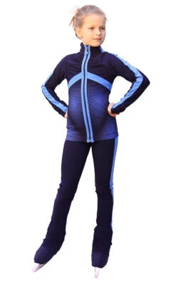 IceDress Figure Skating Outfit - Thermal - Jump (Dark Blue With Blue Stripes) -DUMBA Clothing Shop eaaf33a87793 18031 60440 73313 12066 28984 36838.1582448135