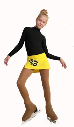 IceDress - Figure Skating Skirts - Bubble Gum (Yellow) -DUMBA Clothing Shop ef28e2b0ad45 49014.1601464380