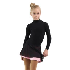 IceDress - Figure Skating Skirts - Harmony (Black With Light Pink ) -DUMBA Clothing Shop efbd6b1b4c58 73687 19011 44904.1582510159