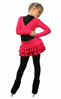IceDress - Figure Skating Skirts - Lambada (Raspberry)