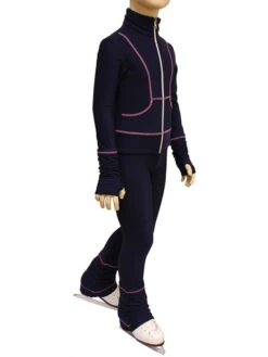 IceDress Figure Skating Thermal Pants - Drape (Blue)