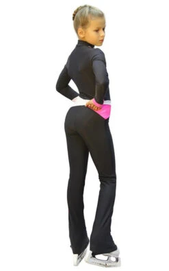IceDress - Figure Skating Training Overalls - Skating (Dark Grey, Hot Pink And White ) -DUMBA Clothing Shop f4cf1fe13d8f 55445 54380.1582439024