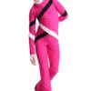 IceDress Figure Skating Overalls - Thermal - Quad (Fuchsia, Black, White)