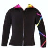 Criss Cross Poly/Spandex Rainbow Ice Skating Jacket XJ121