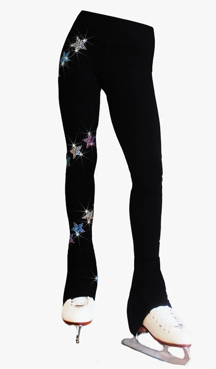 Ice Skating Pants With "USA Spiral Stars " Rhinestones Design (15% OFF, Size AXS) 1 Ice Skating Pants With "USA Spiral Stars " Rhinestones Design (15% OFF, Size AXS)